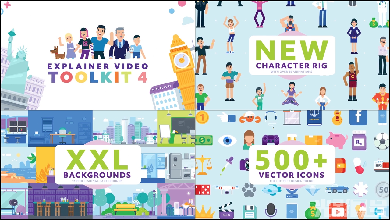 AE模板MG动画预设-itbaihui.com