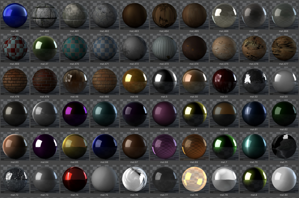 500个Cinema 4d常用材质包-支持标准/物理渲染器-itbaihui.com