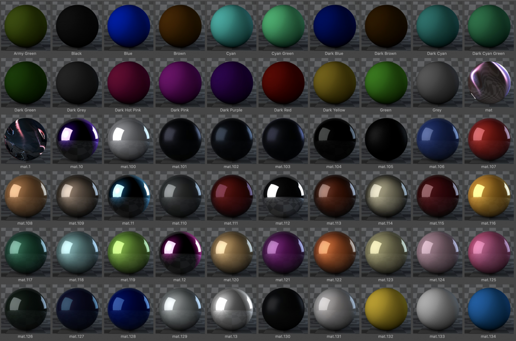 500个Cinema 4d常用材质包-支持标准/物理渲染器-itbaihui.com